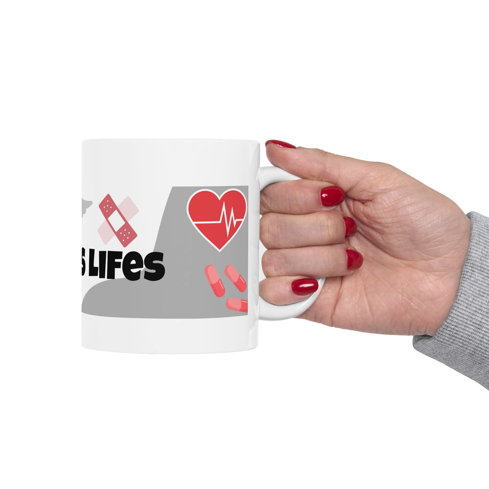 Medical Professional Inspirational Mug, Nurse Gift, Healthcare Worker Coffee Cup, Doctor Appreciation, Cute Motivational Quote