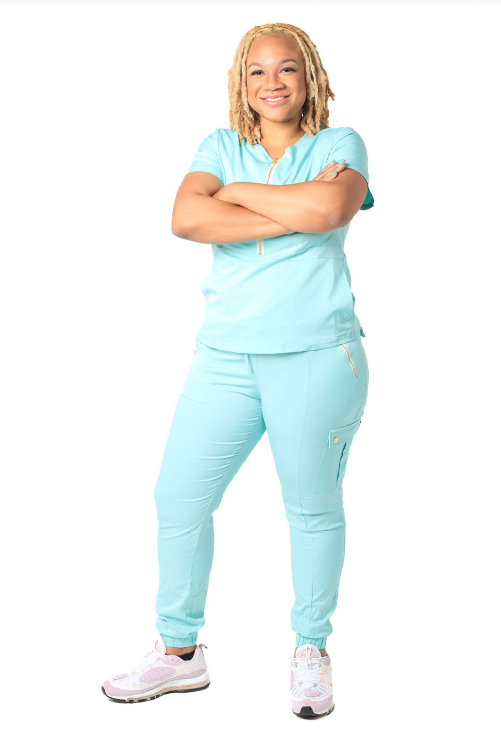 iCare Unique Scrub Set - Beyond Patient Scrubs Company