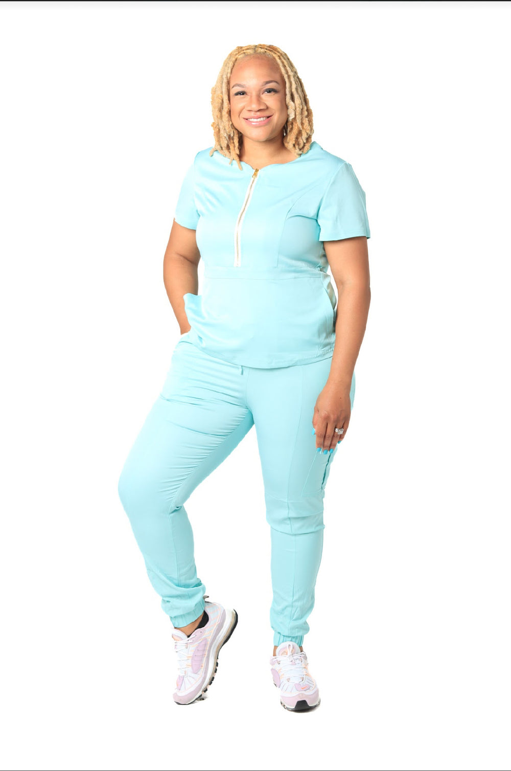 iCare Unique Scrub Set - Beyond Patient Scrubs Company