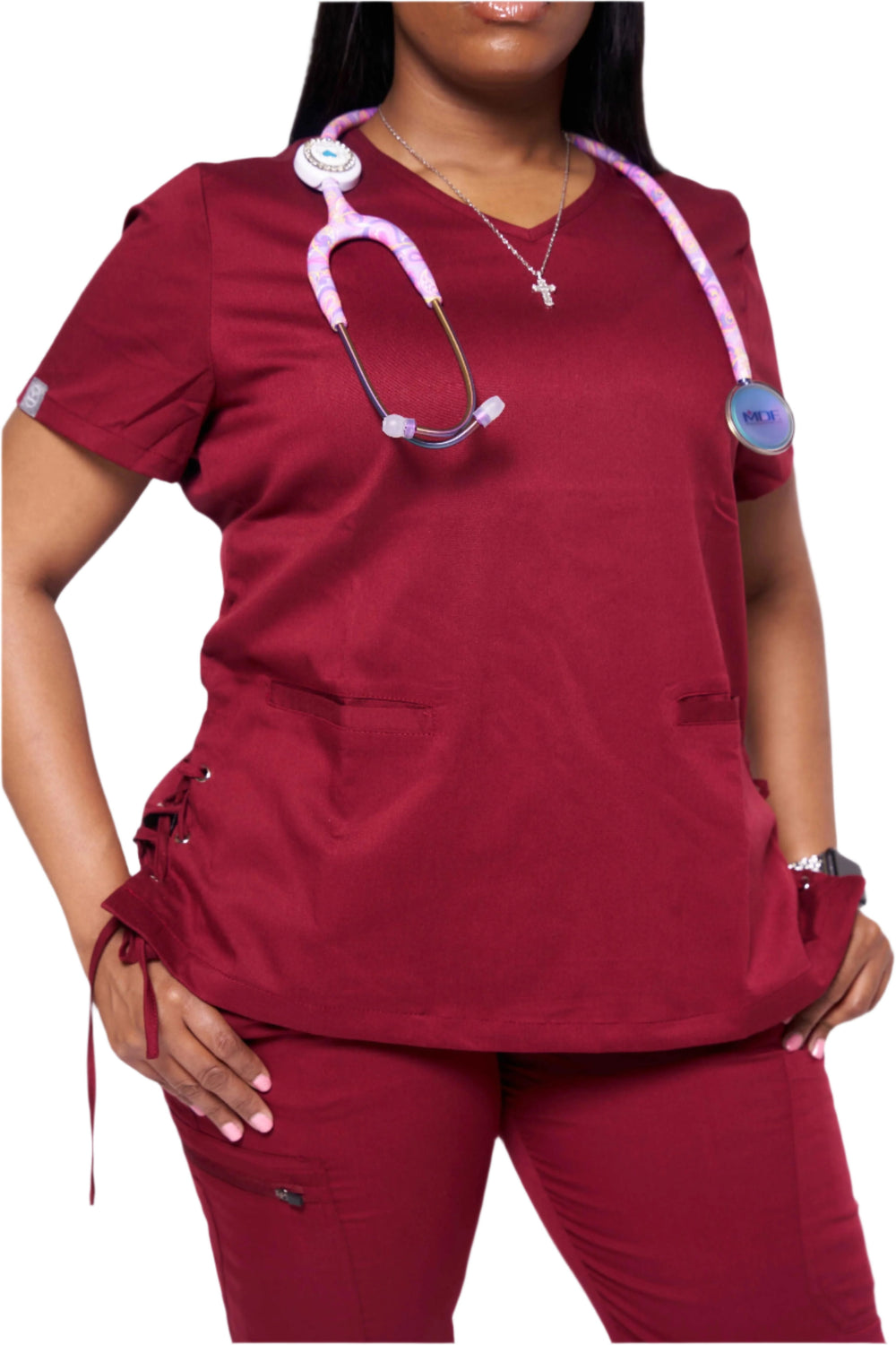 Unique Tie down Style Scrub Set - Beyond Patient Scrubs Company