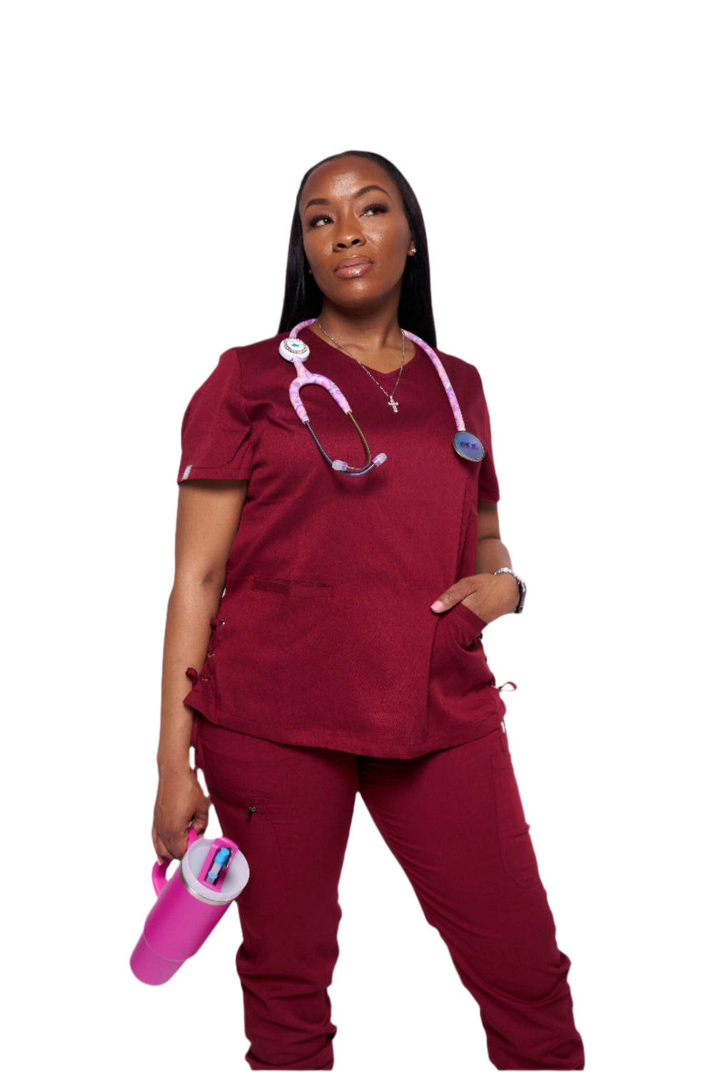 Unique Tie down Style Scrub Set - Beyond Patient Scrubs Company